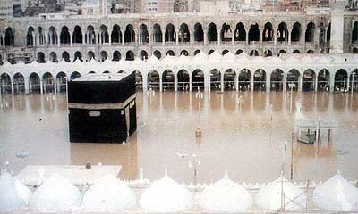 Many rains flooded the Holy Ka'bah through its long history.