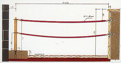 A cross section of the entrance of Hijir Ismail.
